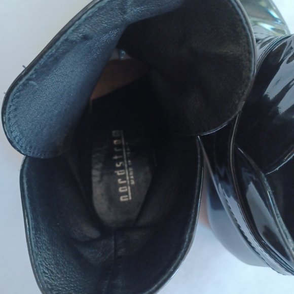 Patent Leather Boots, Nordstrom Made in Italy, Size 5 1/2 - Picture 6 of 7